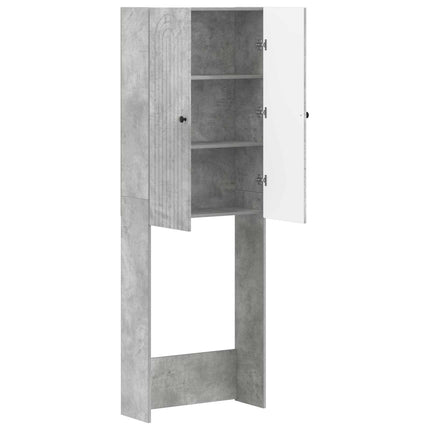 Toalett skåp ALKMAAR Betonggrå 66 x 25,5 x 190 cm