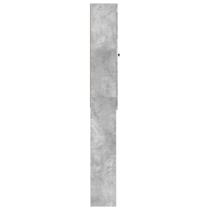 Toalett skåp ALKMAAR Betonggrå 66 x 25,5 x 190 cm