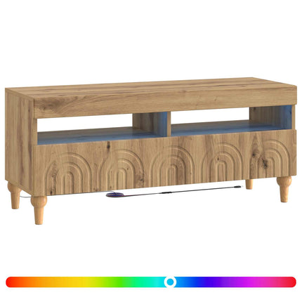 LED TV-skåp Artisan-ek Konstruerat trä