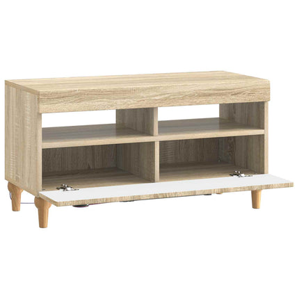 LED TV-skåp Sonoma-ek Konstruerat trä