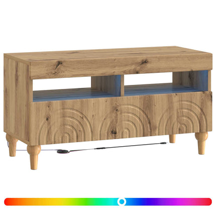 LED TV-skåp Artisan-ek Konstruerat trä