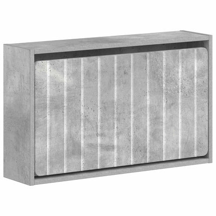 Väggmonterad skoskåp ZWOLLE 71 x 17 x 43 cm Konstruerat trä