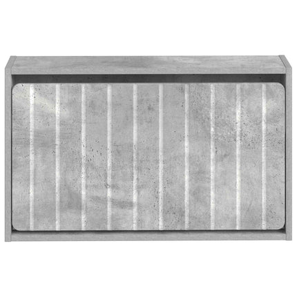 Väggmonterad skoskåp ZWOLLE 71 x 17 x 43 cm Konstruerat trä