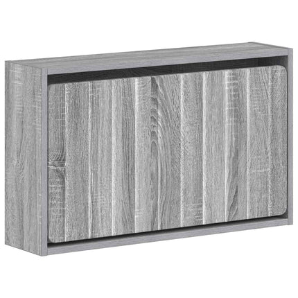 Väggmonterad skoskåp ZWOLLE 71 x 17 x 43 cm Konstruerat trä