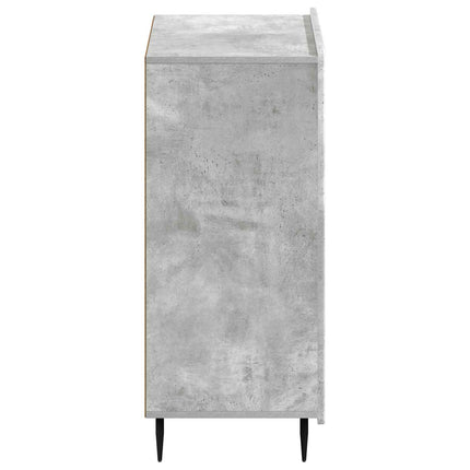 Skoskåp ZWOLLE 59,5 x 39,5 x 91,5 cm Konstruerat trä Betonggrå