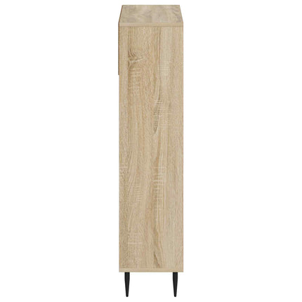 Skoskåp ZWOLLE 78 x 24 x 103 cm Konstruerat trä Sonoma-ek