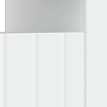 LED TV-skåp Vit Konstruerat trä
