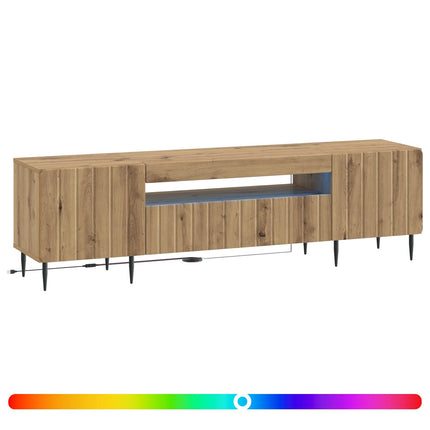 LED TV-skåp Artisan-ek Konstruerat trä