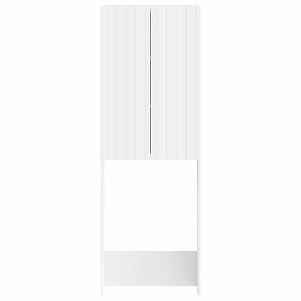 Toalett skåp ZWOLLE Vit 66 x 25,5 x 190 cm Konstruerat trä