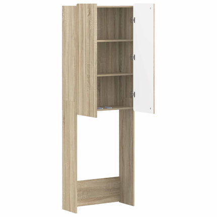Toalett skåp ZWOLLE Sonoma-ek 66 x 25,5 x 190 cm
