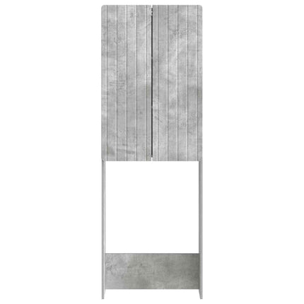 Toalett skåp ZWOLLE Betonggrå 66 x 25,5 x 190 cm