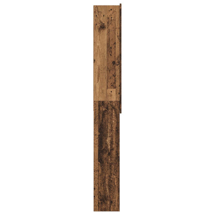 Toalett skåp ZWOLLE Gammalt trä 66 x 25,5 x 190 cm