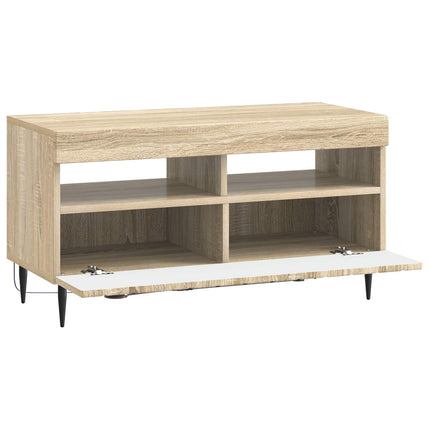 LED TV-skåp Sonoma-ek Konstruerat trä
