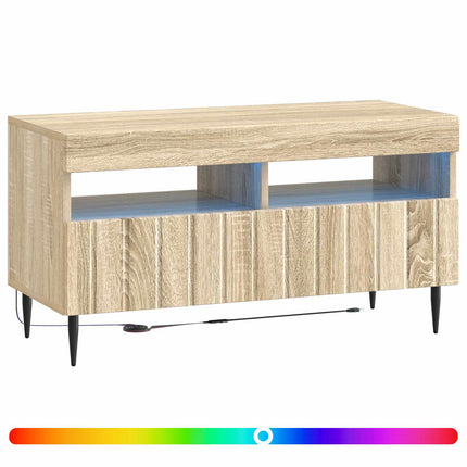 LED TV-skåp Sonoma-ek Konstruerat trä