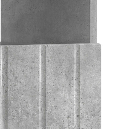 LED TV-skåp Betonggrå Konstruerat trä