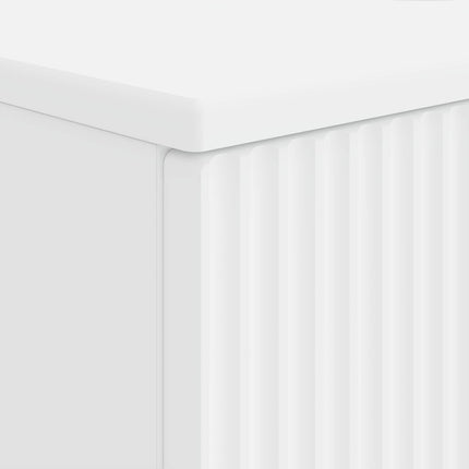Badrumsskåp med handfat ARNHEM Vit 82 x 41 x 59 cm