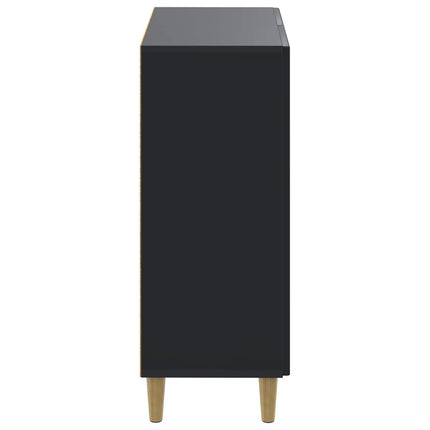 Badrumsskrubb ARNHEM Svart 59,5 x 31 x 80 cm Konstruerat trä