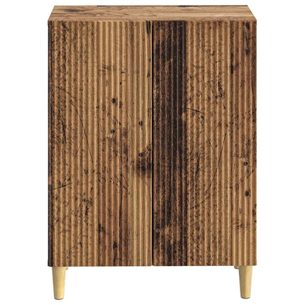 Badrumsskrubb ARNHEM Gammalt trä 59,5 x 31 x 80 cm