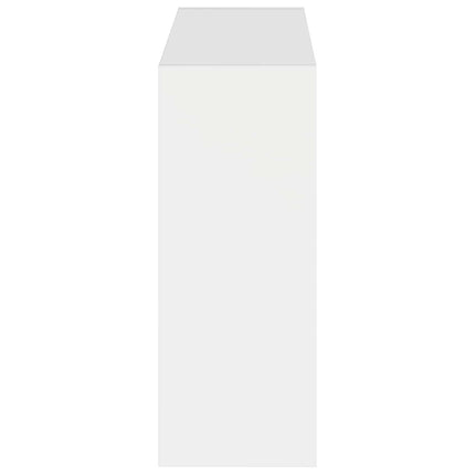 Väggmonterad skoskåp ARNHEM 71 x 17 x 43 cm Konstruerat trä Vit