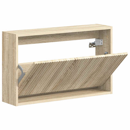Väggmonterad skoskåp ARNHEM 71 x 17 x 43 cm Konstruerat trä