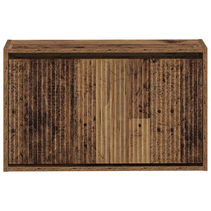 Väggmonterad skoskåp ARNHEM 71 x 17 x 43 cm Konstruerat trä