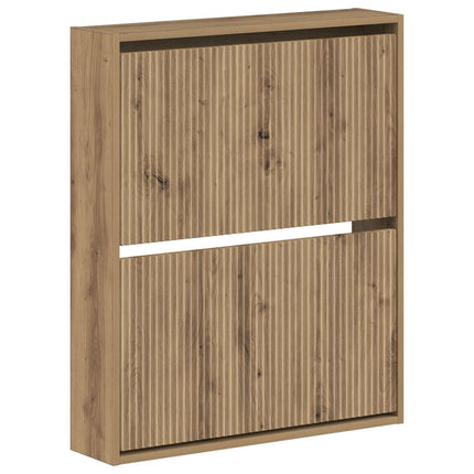 Väggmonterad skoskåp ARNHEM 71 x 17 x 86 cm Konstruerat trä