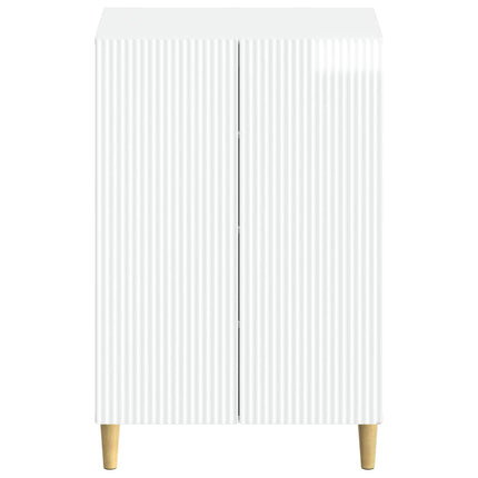 Skoskåp ARNHEM 59,5 x 39,5 x 90 cm Konstruerat trä Vit högglans