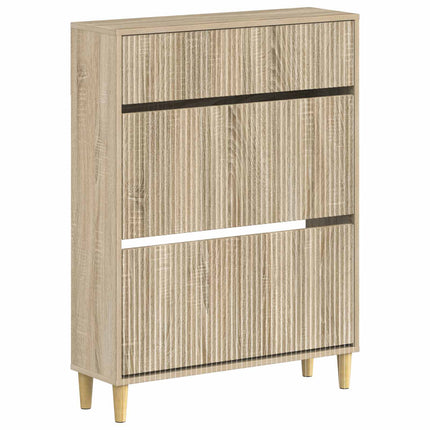 Skoskåp ARNHEM 78 x 24 x 103 cm Konstruerat trä Sonoma-ek