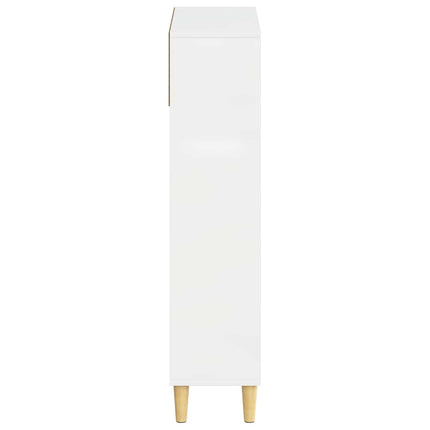 Skoskåp ARNHEM 78 x 24 x 103 cm Konstruerat trä Vit högglans