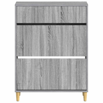 Skoskåp ARNHEM 78 x 24 x 103 cm Konstruerat trä Grå Sonoma