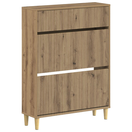 Skoskåp ARNHEM 78 x 24 x 103 cm Konstruerat trä Artisan-ek