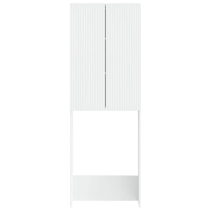 Toalett skåp ARNHEM Vit 66 x 25,5 x 190 cm Konstruerat trä