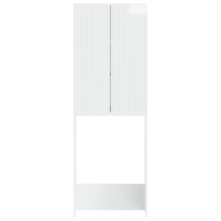Toalett skåp ARNHEM Vit högglans 66 x 25,5 x 190 cm