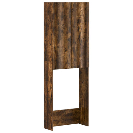 Toalett skåp ARNHEM Rökt ek 66 x 25,5 x 190 cm Konstruerat trä