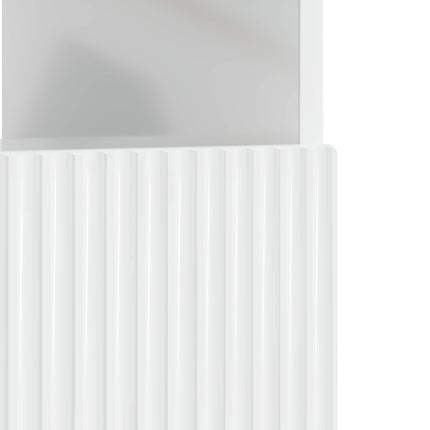 LED TV-skåp Vit högglans Konstruerat trä