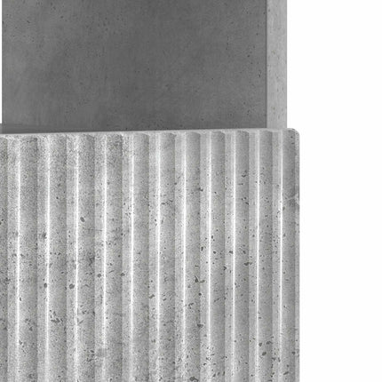 LED TV-skåp Betonggrå Konstruerat trä