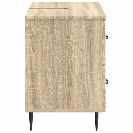 Badrumsskåp med handfat HAARLEM Sonoma-ek 82 x 41 x 58,5 cm
