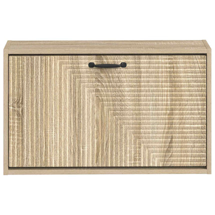 Väggmonterad skoskåp HAARLEM 71 x 17 x 43 cm Konstruerat trä