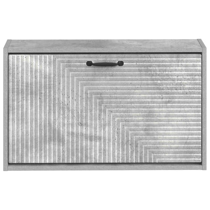 Väggmonterad skoskåp HAARLEM 71 x 17 x 43 cm Konstruerat trä
