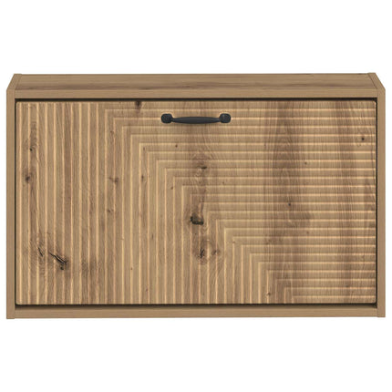 Väggmonterad skoskåp HAARLEM 71 x 17 x 43 cm Konstruerat trä
