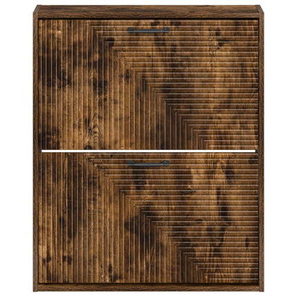 Väggmonterad skoskåp HAARLEM 71 x 17 x 86 cm Konstruerat trä