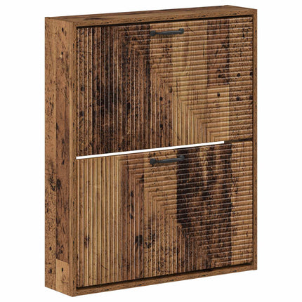 Väggmonterad skoskåp HAARLEM 71 x 17 x 86 cm Konstruerat trä