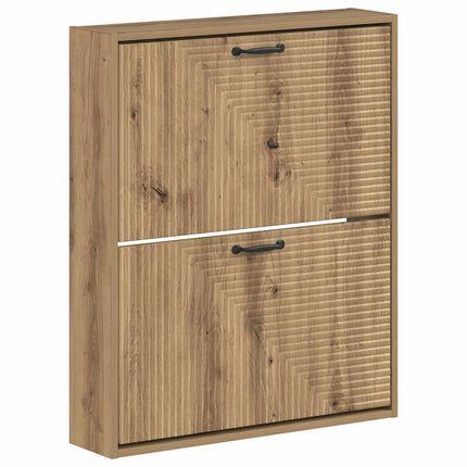 Väggmonterad skoskåp HAARLEM 71 x 17 x 86 cm Konstruerat trä