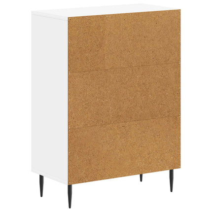 Skoskåp HAARLEM 59,5 x 39,5 x 89,5 cm Konstruerat trä Vit