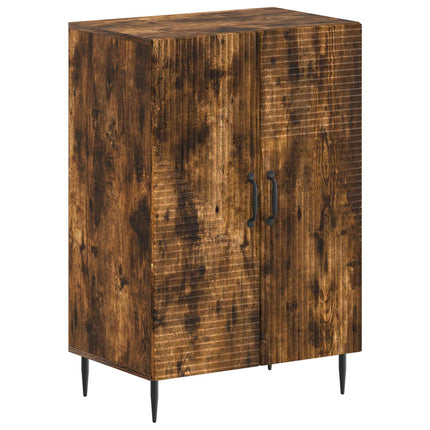 Skoskåp HAARLEM 59,5 x 39,5 x 89,5 cm Konstruerat trä Rökt ek
