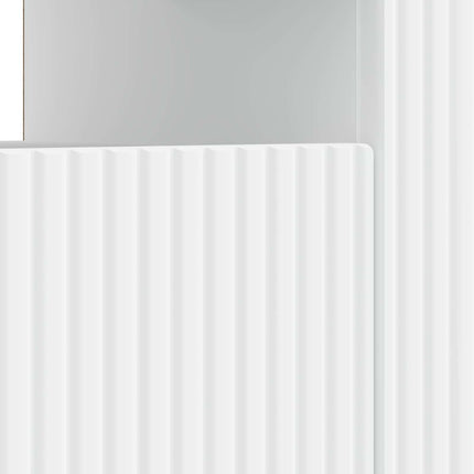 LED TV-skåp Vit Konstruerat trä