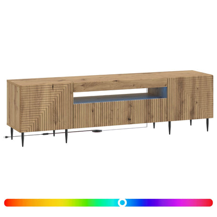 LED TV-skåp Artisan-ek Konstruerat trä