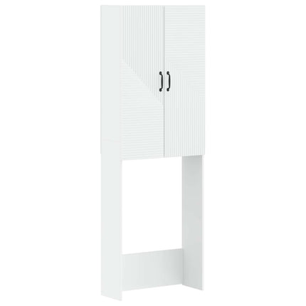 Toalett skåp HAARLEM Vit 66 x 25,5 x 190 cm Konstruerat trä