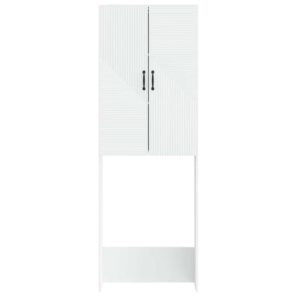 Toalett skåp HAARLEM Vit 66 x 25,5 x 190 cm Konstruerat trä