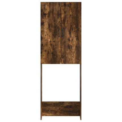 Toalett skåp HAARLEM Rökt ek 66 x 25,5 x 190 cm Konstruerat trä